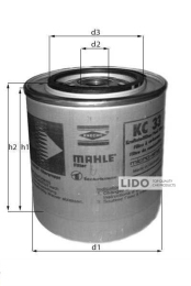 Фильтр топливный Mahle KC33