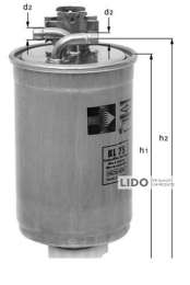 Фильтр топливный Mahle KL103