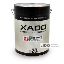Антифриз Xado Antifreeze Red G12+ -40⁰С красный готовый 20л