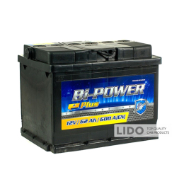 Аккумулятор Bi-Power 62 Аh/12V [+ -]
