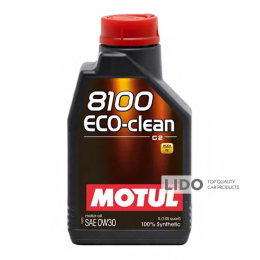 Моторное масло Motul Eco-clean 8100 0W-30, 1л (102888)