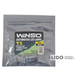 LED автолампа Winso 12V SMD T5 W2x4.6d