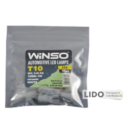 LED автолампа Winso 12V SMD T10 W2.1x9.5d