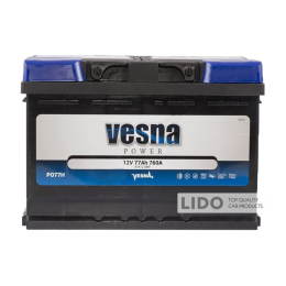 Аккумулятор Vesna Power 77 Ah/12V [- +]