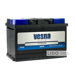 Акумулятор Vesna Power 55 Ah/12V [- +]