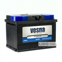 Акумулятор Vesna Power 60 Ah/12V [- +]