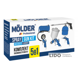 Набір пневмоінструменту Molder 5в1