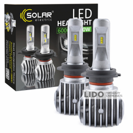 LED автолампа Solar H7 12/24V 6500K 6000Lm 40W Cree Chip