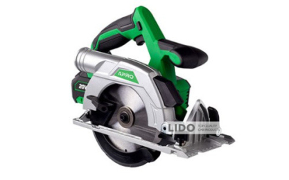 Пила циркулярная бесщеточная аккумуляторная Apro 20CSB 20В 165мм без АКБ