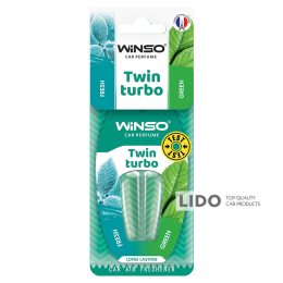 Ароматизатор с двойной капсулой Winso Twin Turbo – Fresh & Green