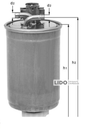 Фильтр топливный Mahle KL157/1D