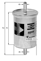 Фильтр топливный Mahle KL473