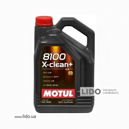 Моторне масло MOTUL 8100 X-clean PLUS 5W30 5л