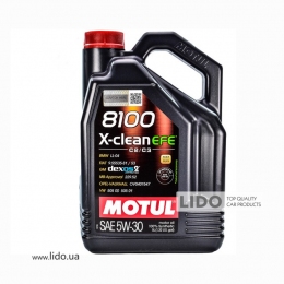 Моторне масло MOTUL 8100 X-clean EFE 5W30 5л