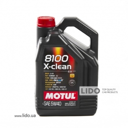 Моторное масло MOTUL 8100 X-clean 5W40 5л