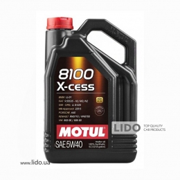 Моторне масло MOTUL 8100 X-cess 5W40 5л