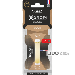 Ароматизатор целюлозний з капсулою Nowax серія X Drop Deluxe - Gold