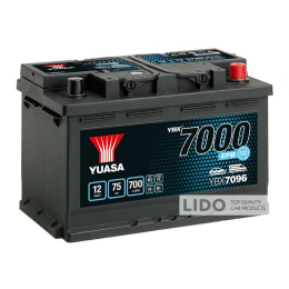 Аккумулятор Yuasa 12V 75Ah  EFB Start Stop Battery YBX7096 (0) [- +]