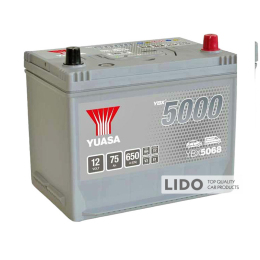 Аккумулятор Yuasa 12V 75Ah Silver High Performance Battery Japan YBX5068 (0) [- +]
