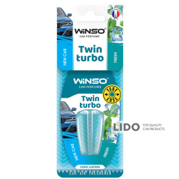 Ароматизатор з подвійною капсулою Winso Twin Turbo - New Car & Fresh