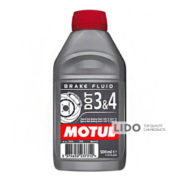 Тормозная жидкость Motul DOT 3&4, 0,5л (102718)