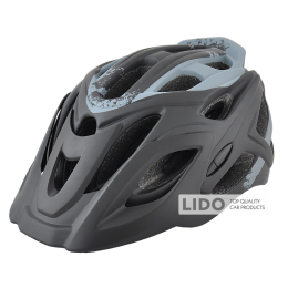 Велосипедный шлем Grey's L черно-серый матовый