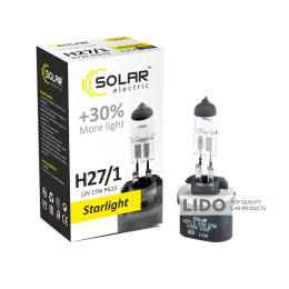 Галогеновая лампа Solar H27/1 12V 27W PG13 Starlight +30%