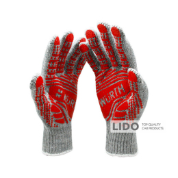 Перчатки защитные Wurth Construct с ПВХ точками пара, размер 8