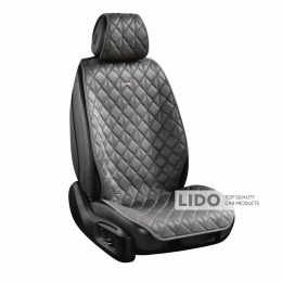 Комплект преміум накидок для сидінь CarLife Nitro, grey