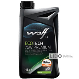Трансмісійне масло Wolf Ecotech Premium 75W GL4+ 1л