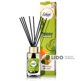 Аромадифузор з паличками Edem Nature Secrets - Tropical splash 90мл