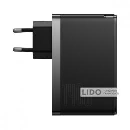 Мережевий зарядний пристрій Baseus GaN5 Pro 140W (2 x Type-C + USB) + Кабель Type-C + Type-C 240W 1m чорний
