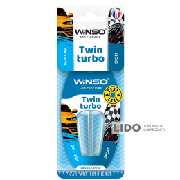 Ароматизатор з подвійною капсулою Winso Twin Turbo - New Car & Sport