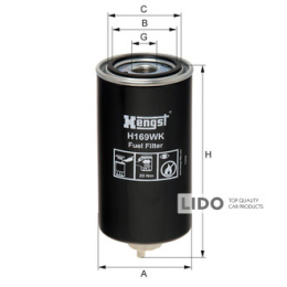 Фильтр топливный Hengst H169WK