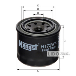 Фільтр паливний Hengst H173WK