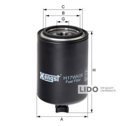 Фильтр топливный Hengst H17WK06