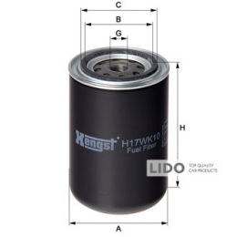 Фильтр топливный Hengst H17WK10