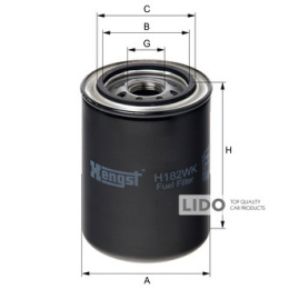 Фильтр топливный Hengst H182WK