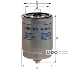 Фильтр топливный Hengst H193WK