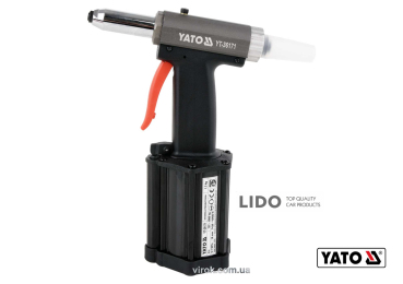 Заклепник пневматичний YaTo 2.4-5мм 54л/хв 