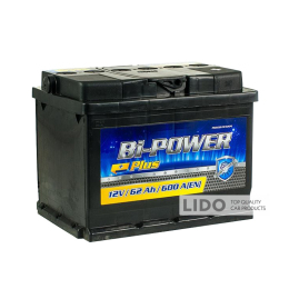 Аккумулятор Bi-Power 62 Аh/12V [- +]