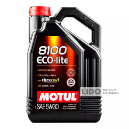 Моторне масло Motul Eco-Lite SAE 8100 5W-30, 5л