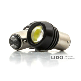 LED автолампа Solar 12V S25 BAY15D 1SMD 1.5W+Lens white