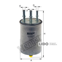 Фильтр топливный Hengst H338WK