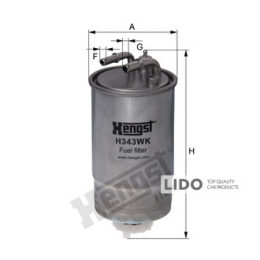 Фильтр топливный Hengst H343WK