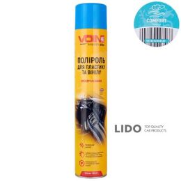 Поліроль для пластику та вінілу Voin Comfort аерозоль 750мл