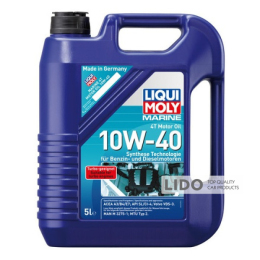 Моторное масло Liqui Moly Marine 4T Motor Oil 10W-40 для лодочных двигателей 5л