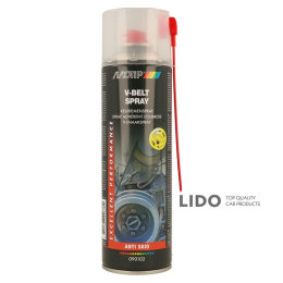 Мастило для ременів Motip V-Belt Spray поліальфаолефінове прозоре аерозоль 500мл