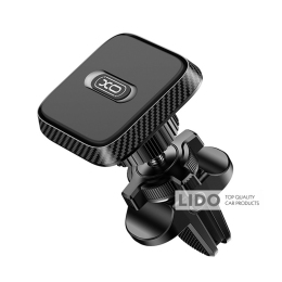 Тримач телефону автомобільний XO C123 Air Outlet Square Magnetic Bracket чорний
