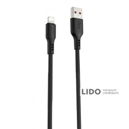 Кабель Proove Rebirth USB to Lightning 2.4A (1m) чорний